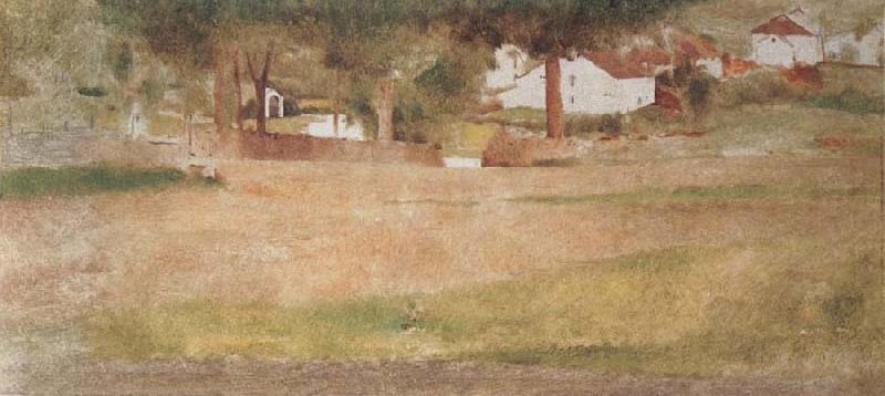 Fernand Khnopff View From the Bridge at Fosset oil painting image